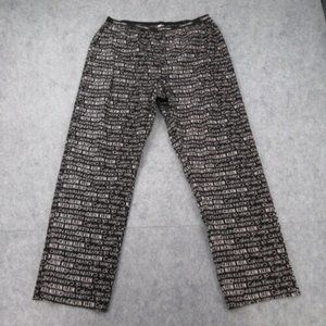 Black and White Straight Fit Sleeping Pants